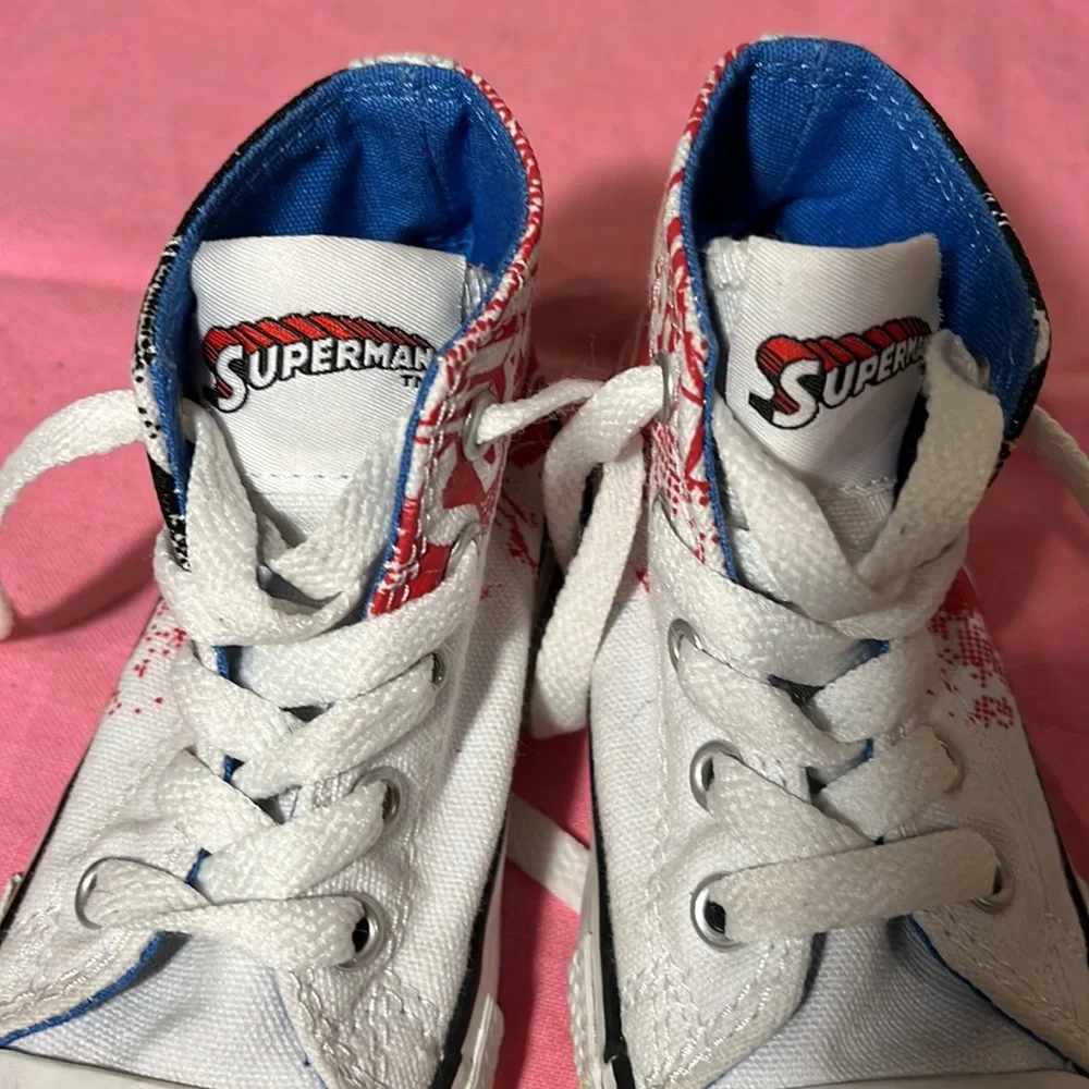 Superman Converse Sneakers Infant Size 6